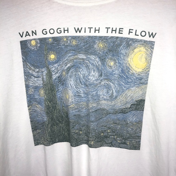 Van Gogh Go With Flow Tee Shirt 